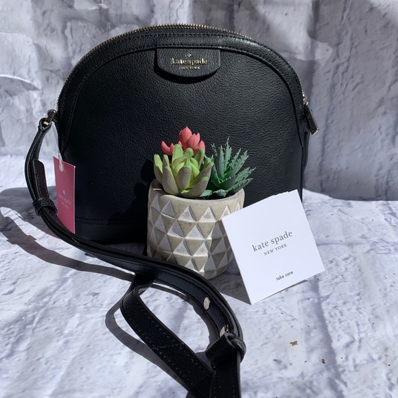 kate spade Handbags - Black Kate Spade X-Large Dome Crossbody Bag